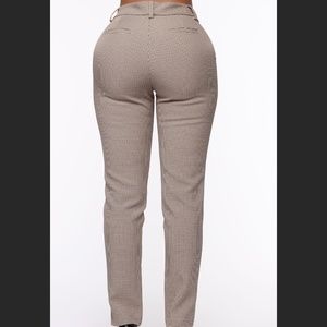 Dotted Brown Business Pants (S)